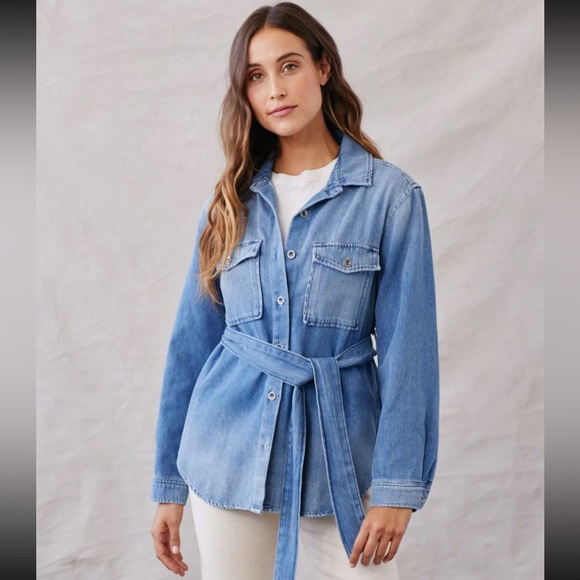 Bella Dahl Jackets & Blazers - Bella Dahl Ava Flap Belted Jacket